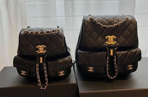 chanel urban spirit backpack sizes|chanel mini backpack duma.